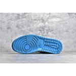 Air Jordan AJ1 low top blauw en wit