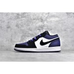 Air Jordan AJ1 Low Top Black White Purple