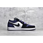 Air Jordan AJ1 Low Top Black White Purple