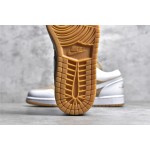 Air Jordan AJ1 Low Top Gold & White