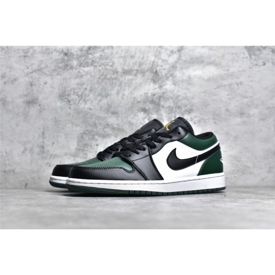 Air Jordan AJ1 Low Top Black Green