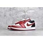 Air Jordan AJ1 Low Top Black White Red