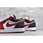 Air Jordan AJ1 Low Top Black White Red