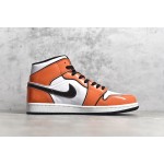 Air Jordan 1 MiD Orange and White