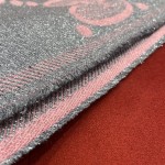 GUCCI Wool jacquard scarf 96% wool 2% polyamide 2% metal fiber