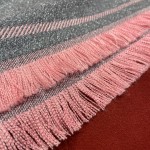 GUCCI Wool jacquard scarf 96% wool 2% polyamide 2% metal fiber