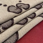 GUCCI Wool jacquard scarf 96% wool 2% polyamide 2% metal fiber
