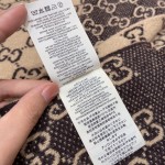 GUCCI Double-sided wool scarf 100% wool