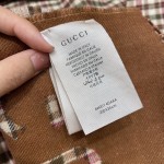 GUCCI Double-sided wool scarf 83% wool ➕ 17% cashmere