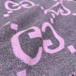 GUCCI Double-sided big 𝐆 tassel scarf 100% cashmere