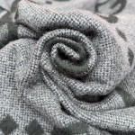 GUCCI Double-sided big 𝐆 tassel scarf 100% cashmere