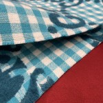GUCCI Plaid two-color tassel scarf 95% wool ➕ 5% nylon