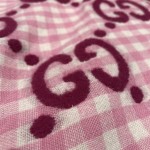 GUCCI Plaid two-color tassel scarf 95% wool ➕ 5% nylon