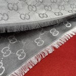 GUCCI Neck Shawl 80% wool ➕ 20% silk