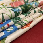 GUCCI Floral print scarf 100% silk