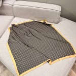 𝐂𝐞𝐥𝐢𝐧𝐞 "The Arc de Triomphe" coffee color 100% silk