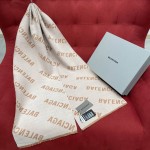 𝐁𝐚𝐥𝐞𝐧𝐜𝐢𝐚𝐠𝐚 Twill Logo Long Scarf 100% Wool