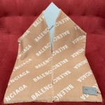 𝐁𝐚𝐥𝐞𝐧𝐜𝐢𝐚𝐠𝐚 Twill Logo Long Scarf 100% Wool