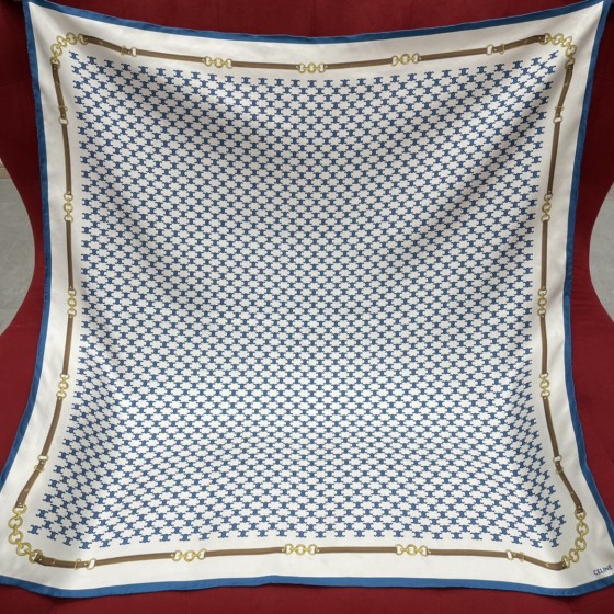 𝐂𝐞𝐥𝐢𝐧𝐞 Iconic Arc de Triomphe ➕ Chain Element 100% Mulberry Silk