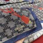 𝐂𝐞𝐥𝐢𝐧𝐞 Iconic Arc de Triomphe ➕ Chain Element 100% Mulberry Silk