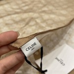 𝐂𝐞𝐥𝐢𝐧𝐞 Retro-style Arc de Triomphe element scarf 100% silk