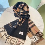 Burberry montage-print cashmere scarf