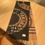 Burberry montage-print cashmere scarf