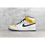 Air Jordan 1 MiD Yellow White Black