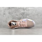 Air Jordan 1 MiD Silver Pink