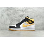 Air Jordan 1 MiD Black and Yellow