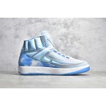 Air Jordan AJ2 Retro High SP co-branded blue smiley lights