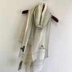 𝐋𝐨𝐫𝐨 𝐩𝐢𝐚𝐧𝐚 Ring Fleece Scarf Lime Green 100% Cashmere