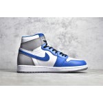 Air Jordan AJ1 Retro High "White Grey Blue"