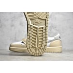 Air Jordan 1 White Silver Low Top