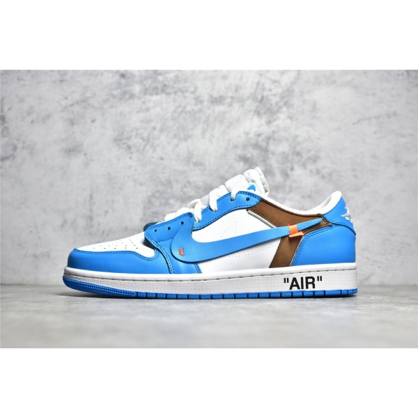 Air Jordan AJ1 Low Blue & White
