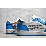 Air Jordan AJ1 Low Blue & White