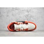Air Jordan AJ1 Low Orange and White