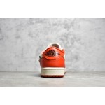 Air Jordan AJ1 Low Orange and White
