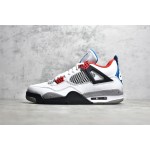 Air Jordan 4 Retro AJ4 Mandarin White Blue Red