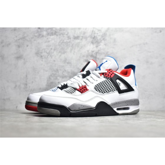 Air Jordan 4 Retro AJ4 Mandarin White Blue Red
