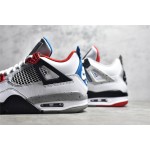 Air Jordan 4 Retro AJ4 Mandarin White Blue Red