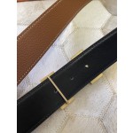 Hermes stainless steel double row diamond hanging buckle
