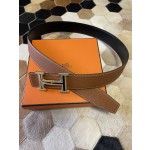 Hermes stainless steel double row diamond hanging buckle