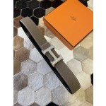 Hermes stainless steel double row diamond hanging buckle