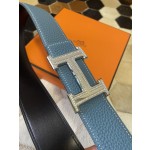 Hermes stainless steel double row diamond hanging buckle