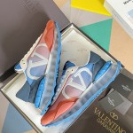 【Valentino】𝟐𝟎𝟐𝟏/𝐒𝐒 𝐧𝐞𝐰  Valentino new NETRUNNER series casual air cushion sports shoes