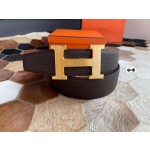Hermes Men's Reversible Leather Belt