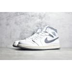 Air Jordan 1 MiD White Grey