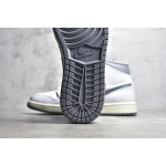 Air Jordan 1 MiD White Grey