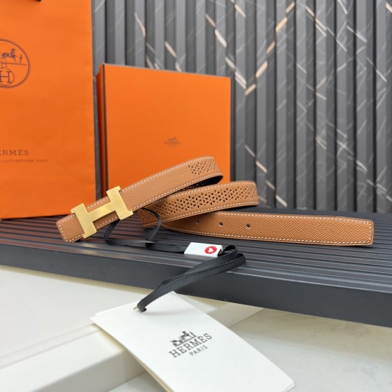 Hermes Reversible Belt in Swift and Epsom Calfskin